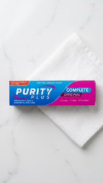 تصویر نمای جلوی چسب دندان مصنوعی Purity Plus Complete Original